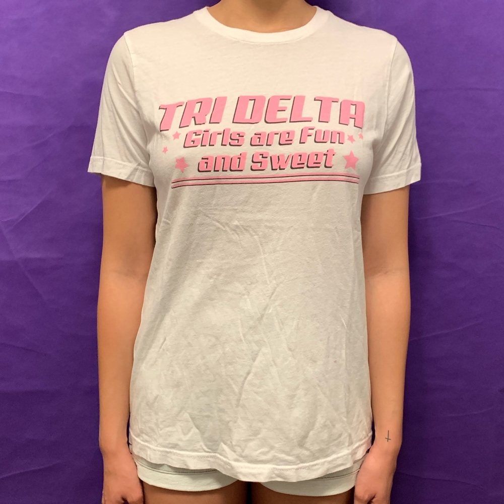 Tri Delta Girls Are Fun and Sweet Tee